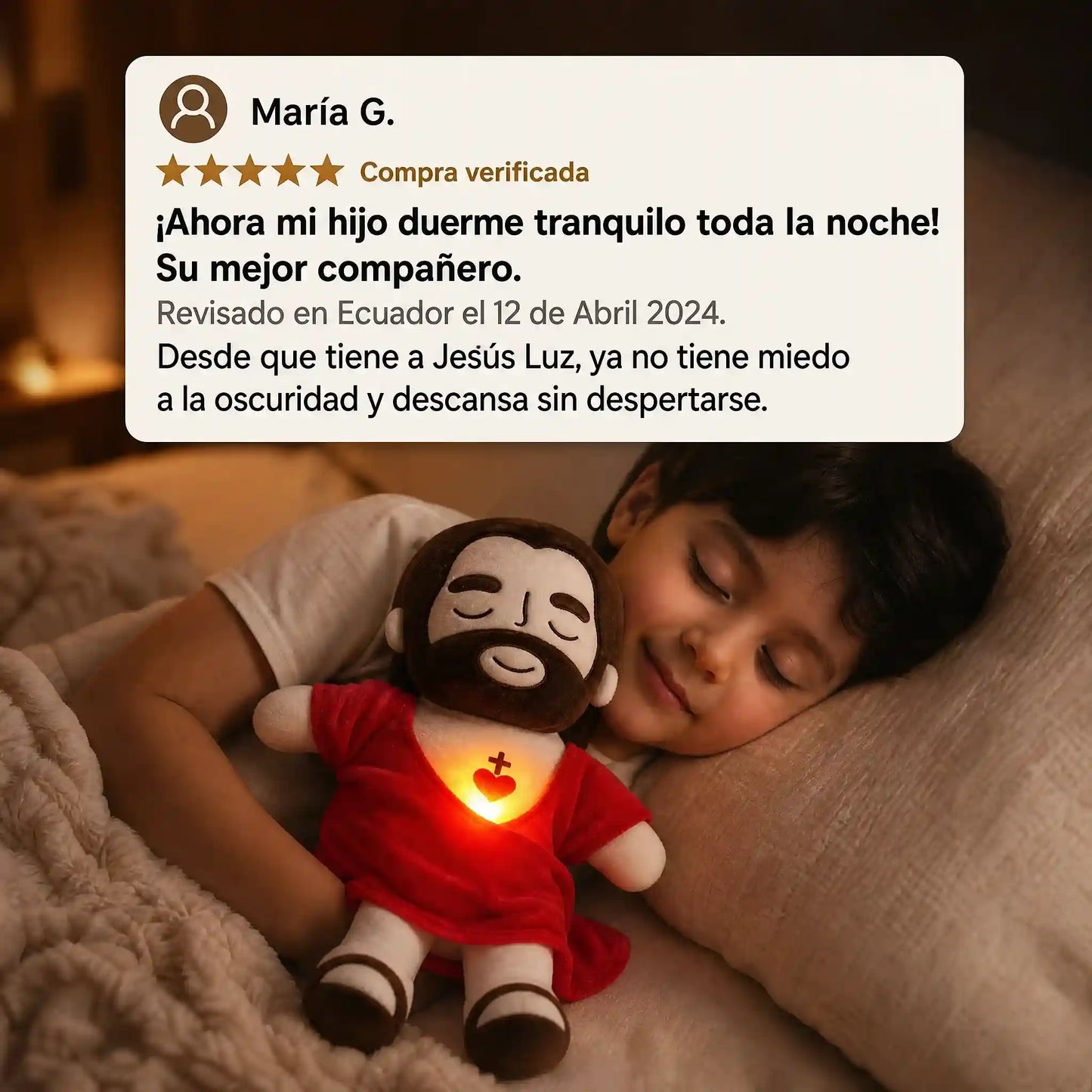 Peluche Jesus Respiracion