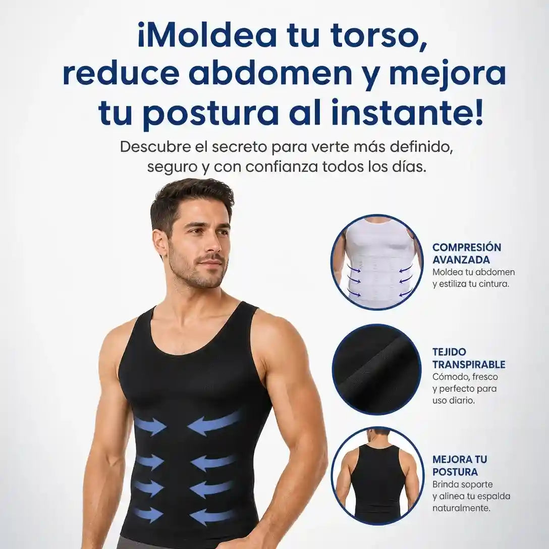 Chaleco de compresion disimulador