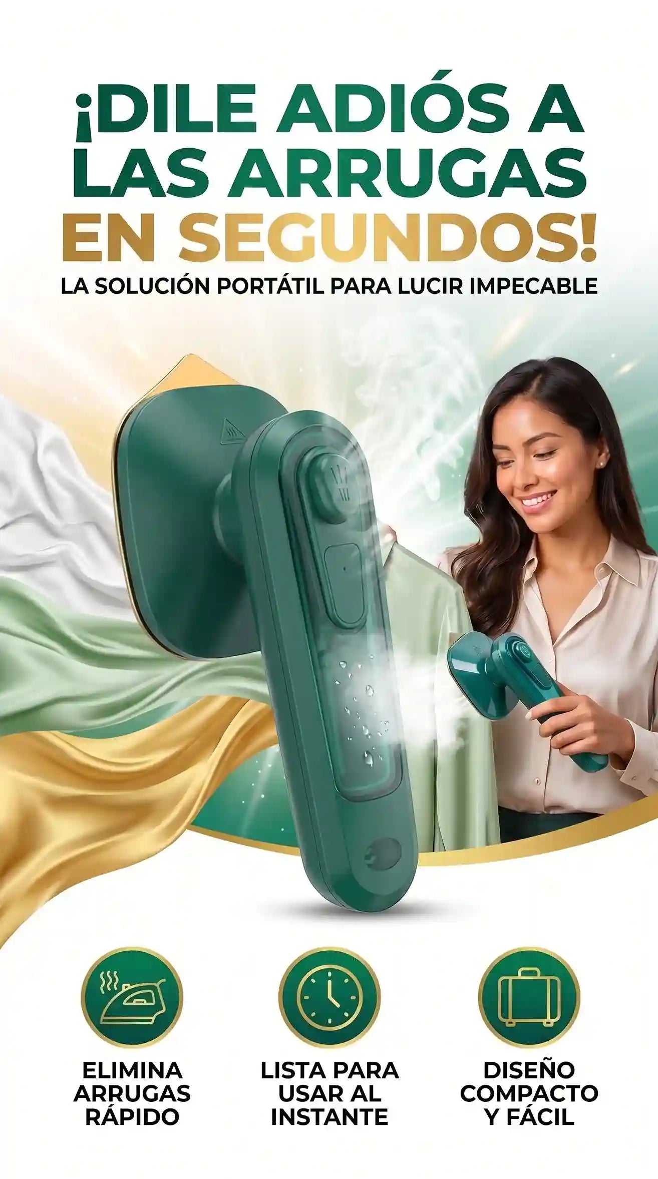Plancha a vapor portatil
