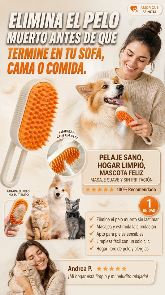 CEPILLO A VAPOR MASCOTAS